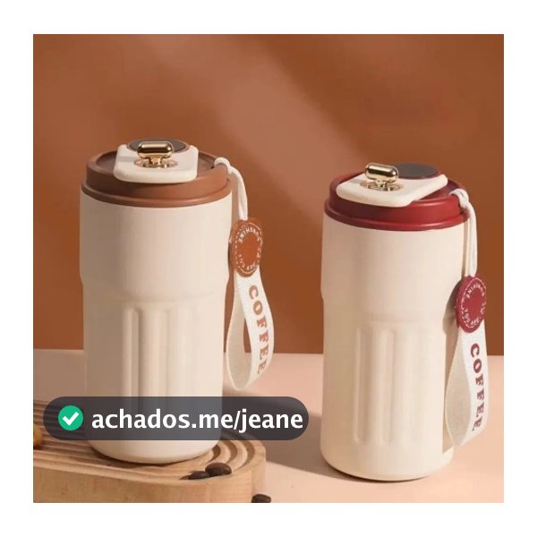 Copo Térmico Aço Inox 450ml Display Inteligente Temperatura Antivazamento Com Alça de Mão