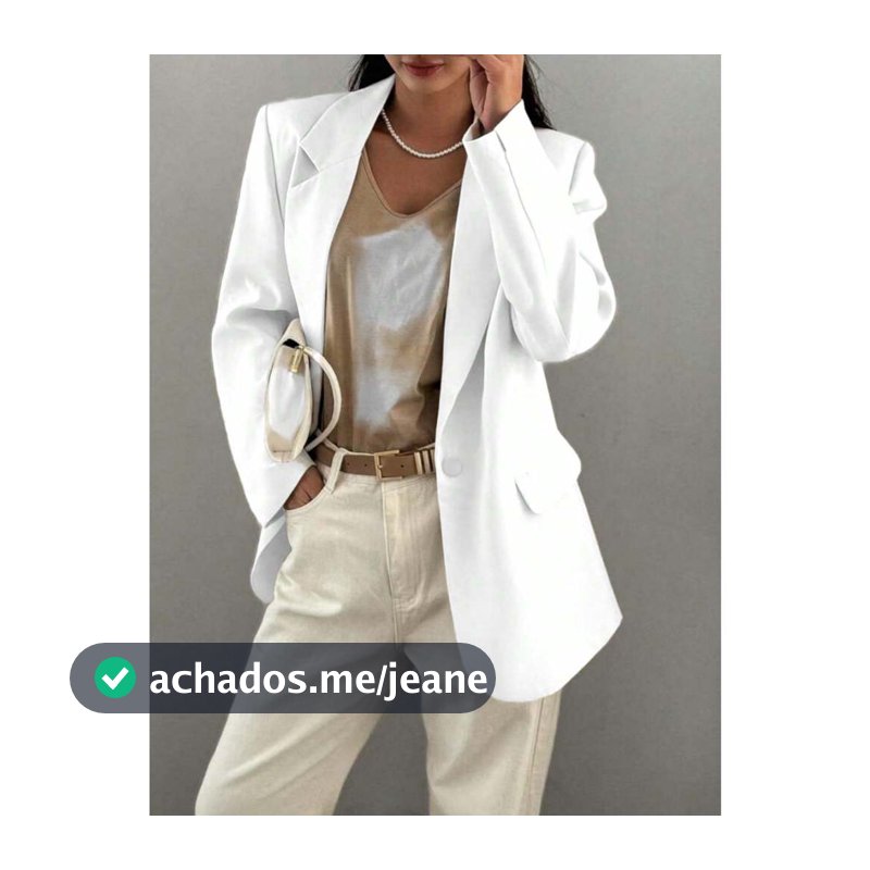Blazer alfataria com forro com botão feminino casaco elegante social coleção nova Blazer Curto Aiustado Corde Damasco pa