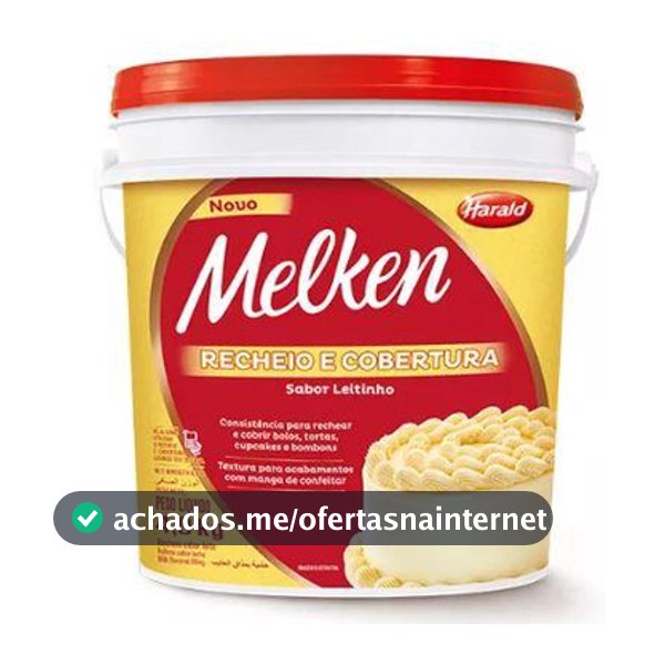Recheio e Cobertura Melken Leitinho 4kg