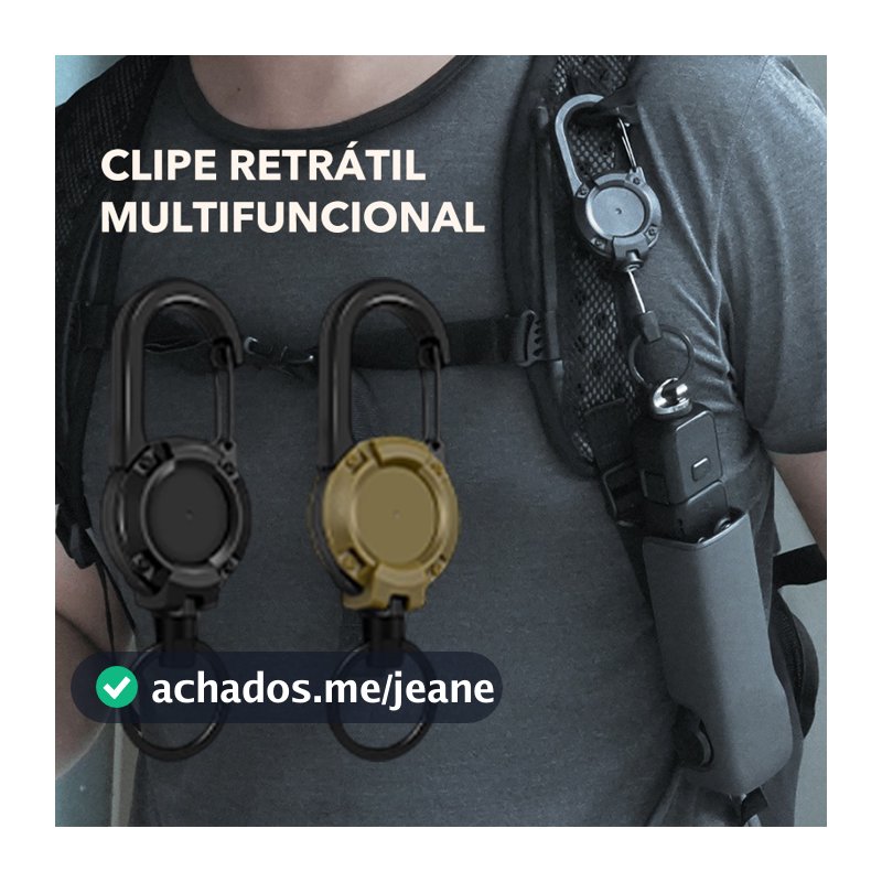 60cm Metal anti-Roubo Fácil De Puxar Fivela Corda Elástica Esportes Chaveiro Retrátil Ao Ar Livre Mochila Gancho