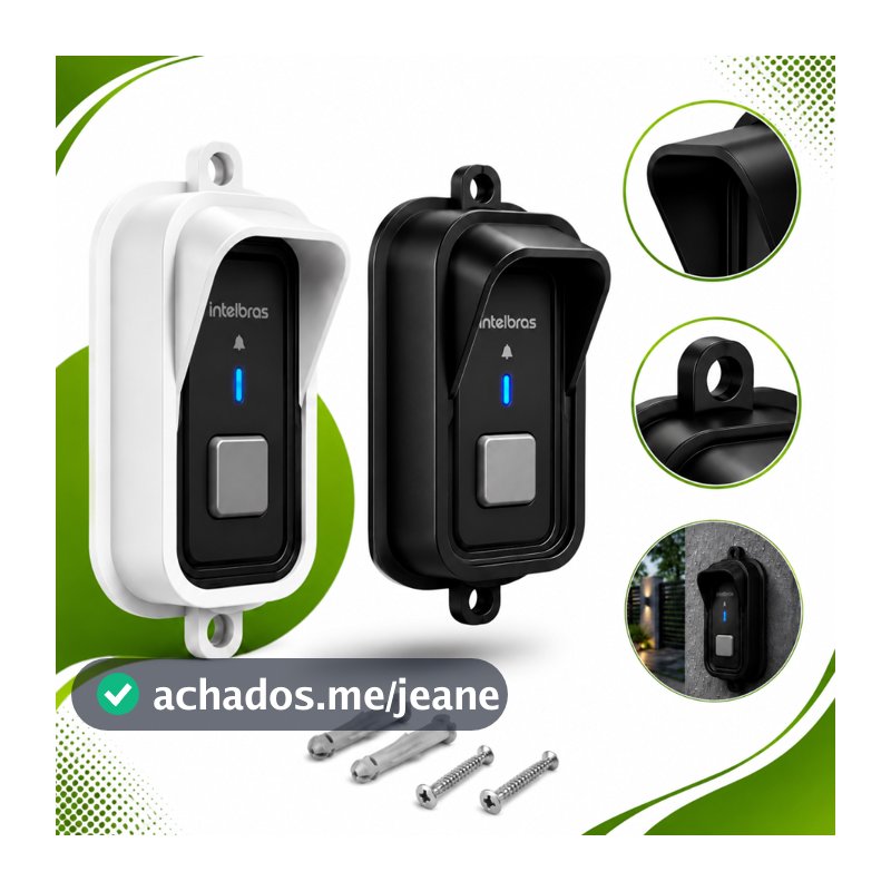 Protetor Campainha Intelbras CIB101 CIB101S Anti Chuva Furto