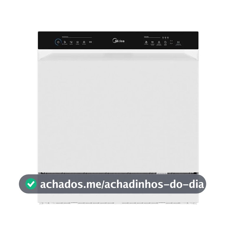 Lava-louça 220v Midea 8 Serviços MDWTF08W2 - Branca