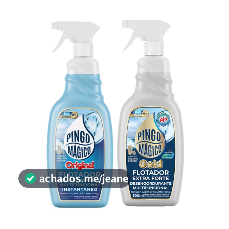 Kit Pingo Mágico Original 500ml + Pingo Mágico Gold 500ml