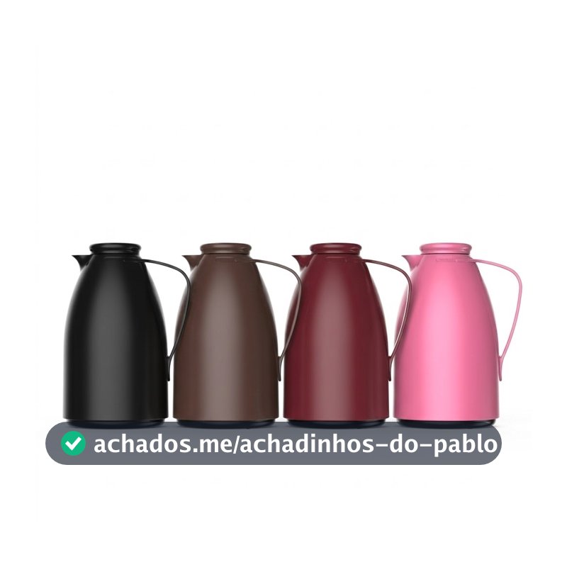 Garrafa Térmica Bule Luna Com Infusor de Chá 1 Litro TERMOLAR