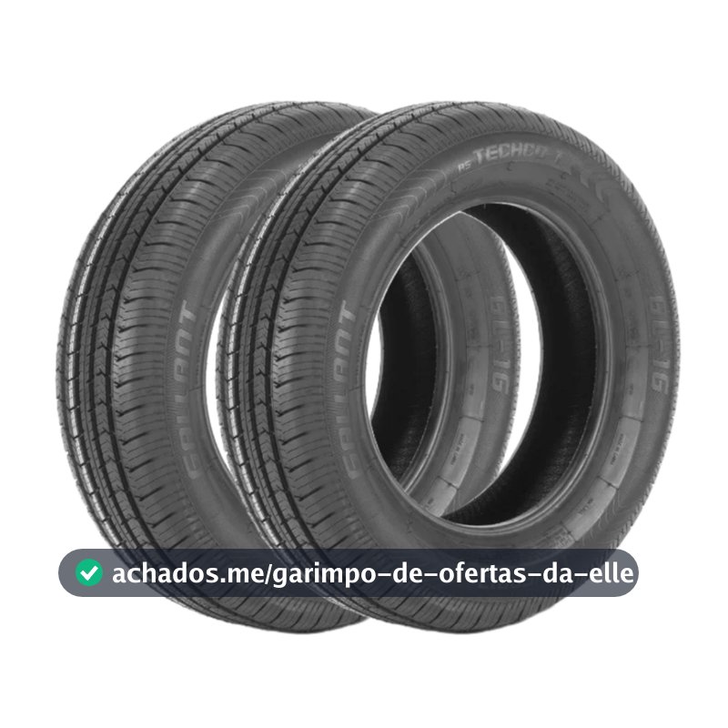 Kit 2 Pneus 175/65 R14 Ovation VI-786 82H Novos Aro 14