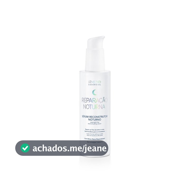Amend Essencial Reparação Noturna Sérum Reconstrutor Noturno - 180ml