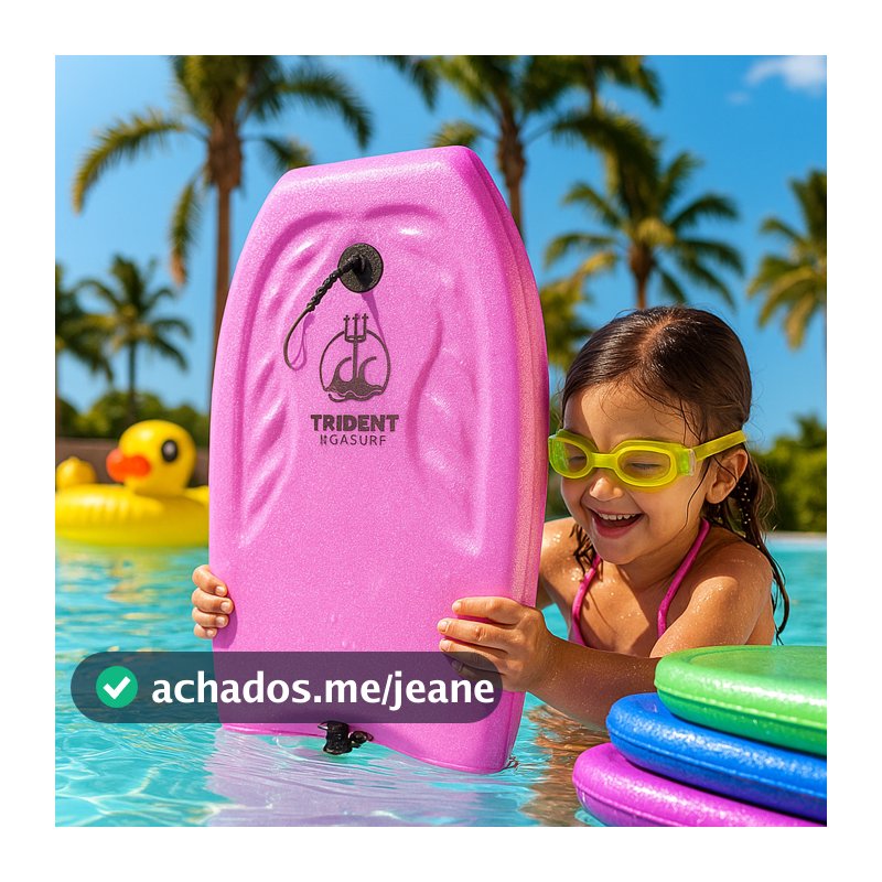 Prancha Surf BodyBoard Baby Com Leash Praia Piscina