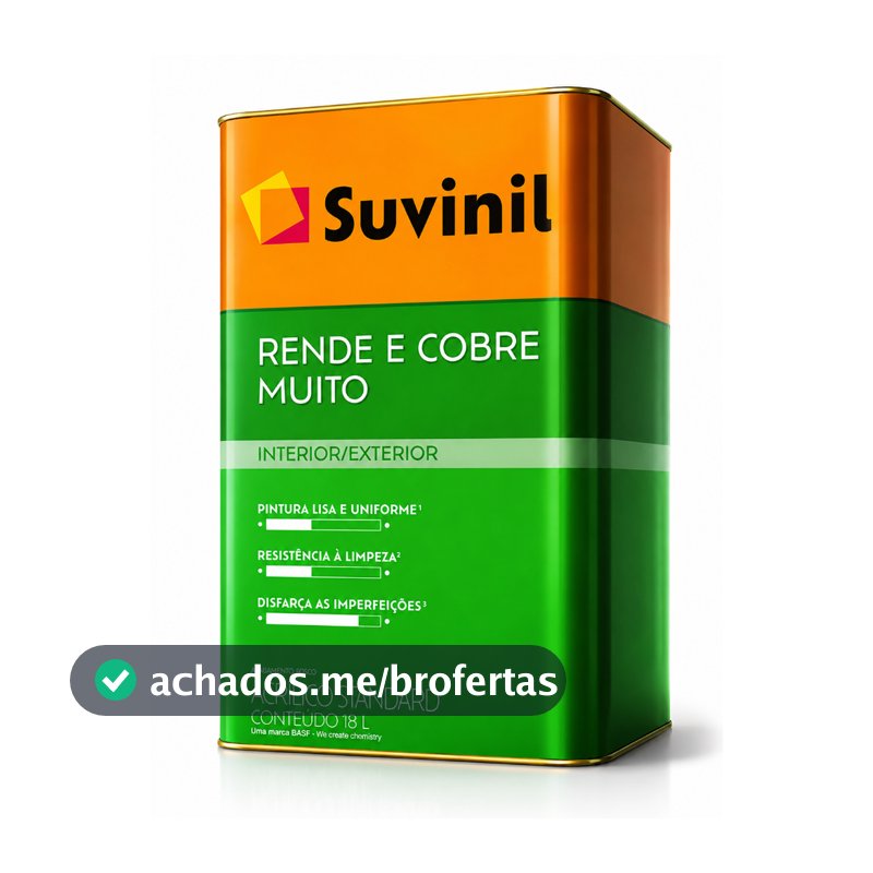 Tinta Rende & Cobre Muito Cores Básicas18L Suvinil