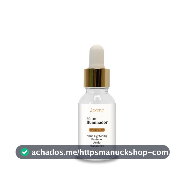 Sérum Íntimo Javône CLAREADOR – Nano Lightening, Pantenol e Ácido Hialurônico | 30ml