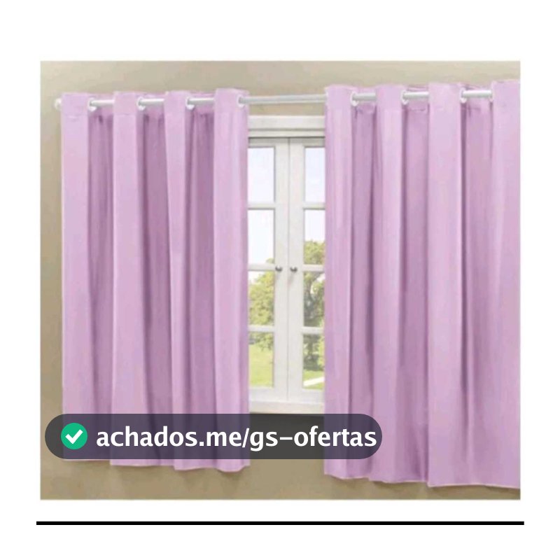 Cortina 100% Blackout Para Sala Quarto Escritório Vários Tamanhos Blecaute Veda Luz Envio Imediato