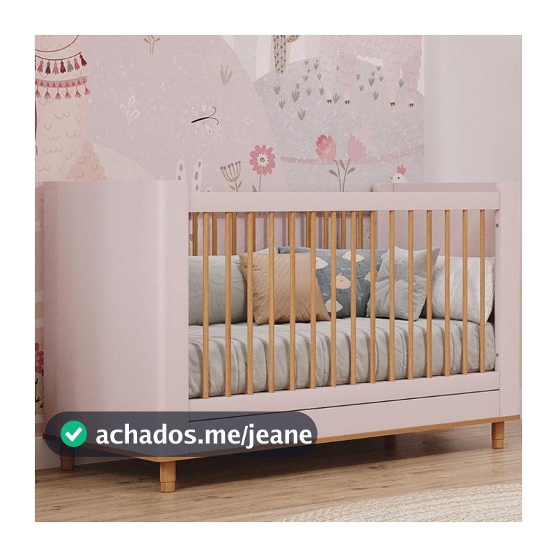 Berço Americano Mini Cama MDF Lívia Permobili