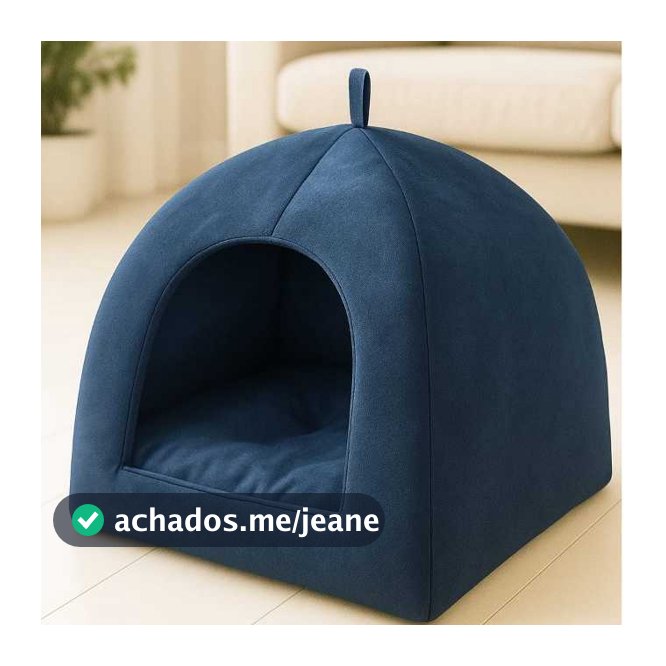 Cama para cachorro Cabana Pet Tenda 2 em 1 Gato Cães Impermeável Lavável P a G
