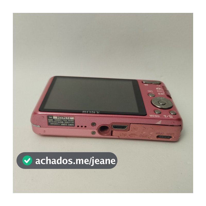 Câmera Digital Sony Cybershot – W320 - W330 - W690 - W800 - 14.1 a 16.1 MegaPixels - Cartão 4Gb
