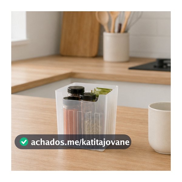 Kit Organizadores de Porta Geladeira Organizador Multiuso Plástico