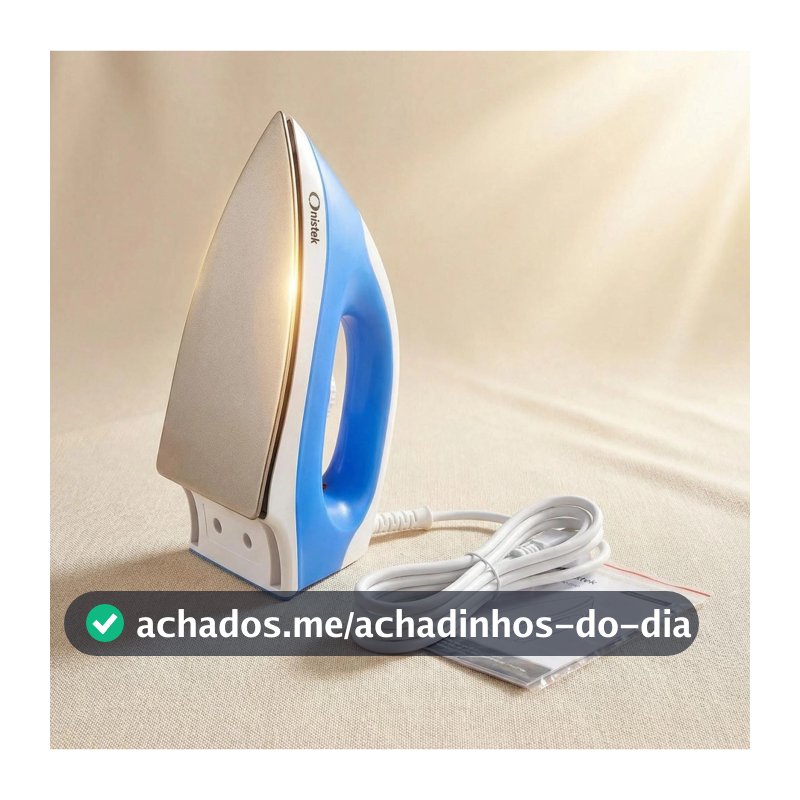 Ferro de Passar a Seco Onistek ON-PR905 Alta Temperatura para Vincos 127V/220V
