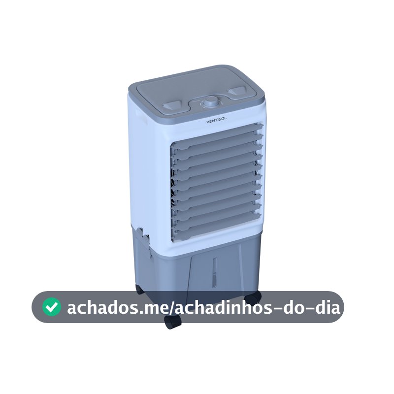 Climatizador Ar Ventisol Portátil Turbo Evaporativo 16 Litros 5 em 1 Umidificador CLIN16 PRO 130W