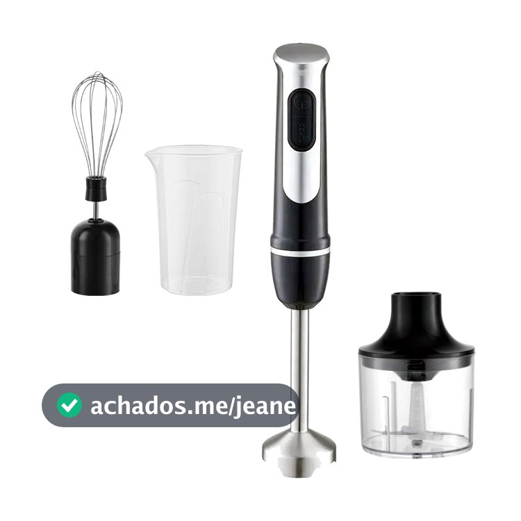 Kit Mixer e Processador de Alimentos Elétrico 600w 110V 220V