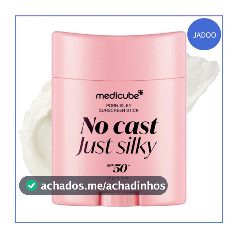 medicube PDRN Silky Sun Stick, SPF 50 Airy & Pore-Blurring Finish 20G