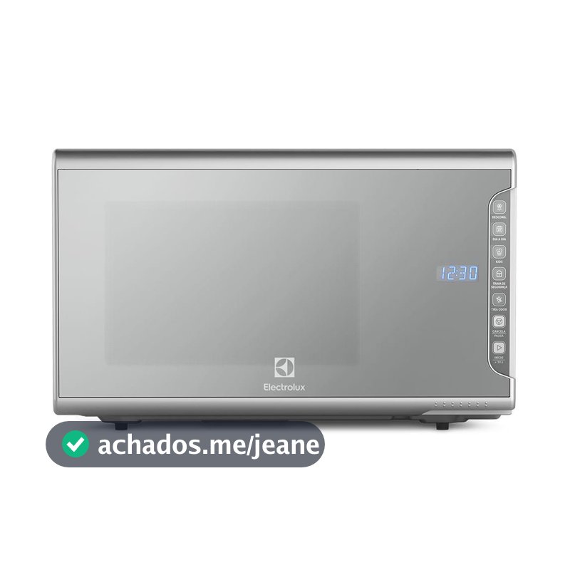 Micro-ondas Electrolux 31L cor Inox Espelhado com Painel Integrado e Função Tira Odor (MI41S)