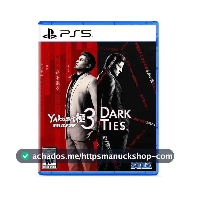 Yakuza Kiwami 3 & Dark Ties PS5 Midia Fisica