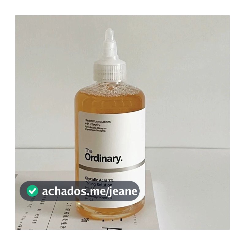 The Ordinary Fruit Acid Toner 7% Loção Esfoliante Ácido Glicol Etanol 240ml