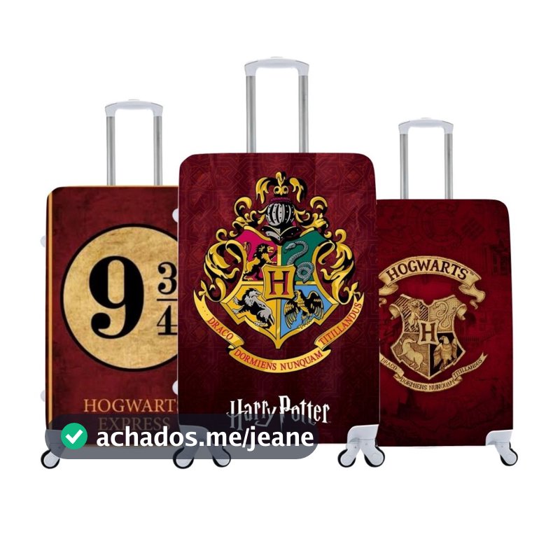 Capa De Mala Personagens Harry Potter Bagagens Viagens