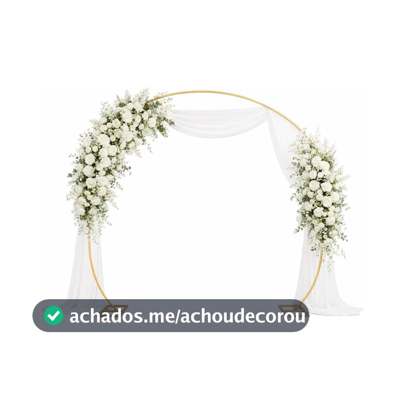 Arco Portal Desmontável Simples Casamento Redondo Portal Grande