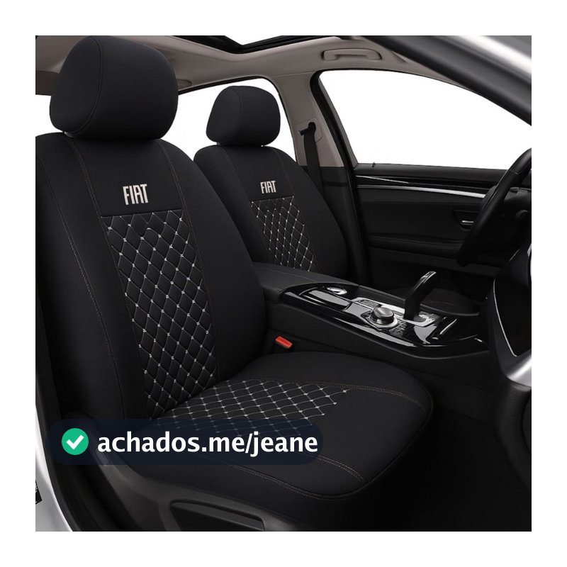 Capa de Banco PREMIIN FIAT NOVO Tecido Original Grosso, Proteção, Conforto e Elegância no Interior