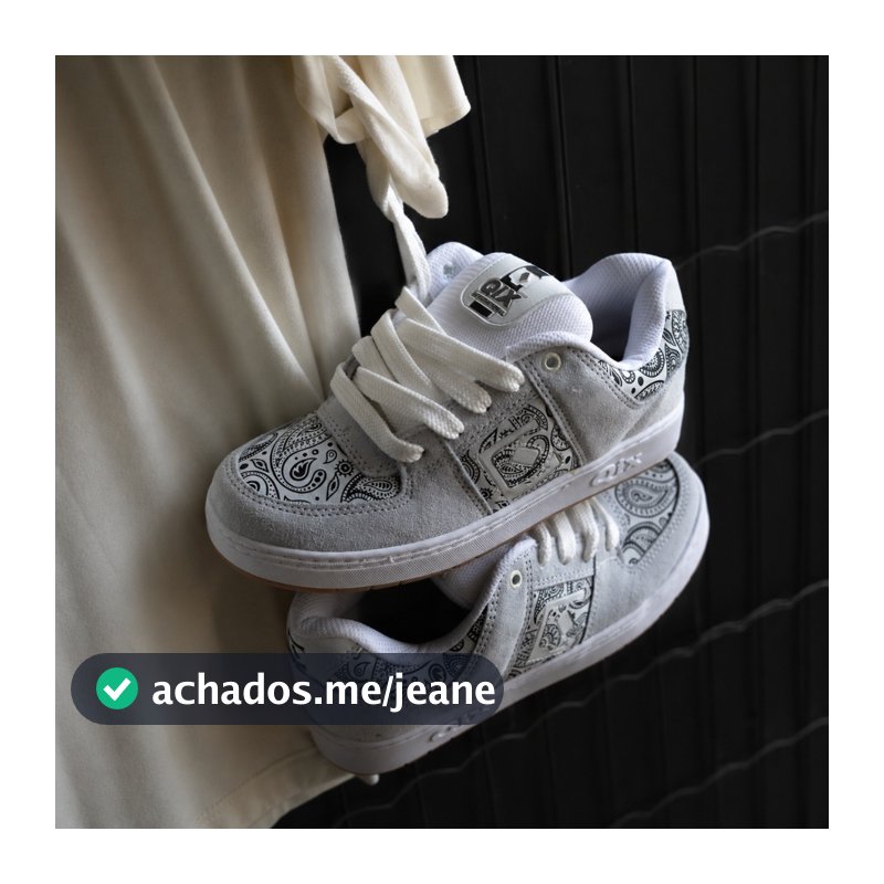 Tênis Qix 90's OG Original Novas Cores Confortável Skate Estampado Feminino Masculino