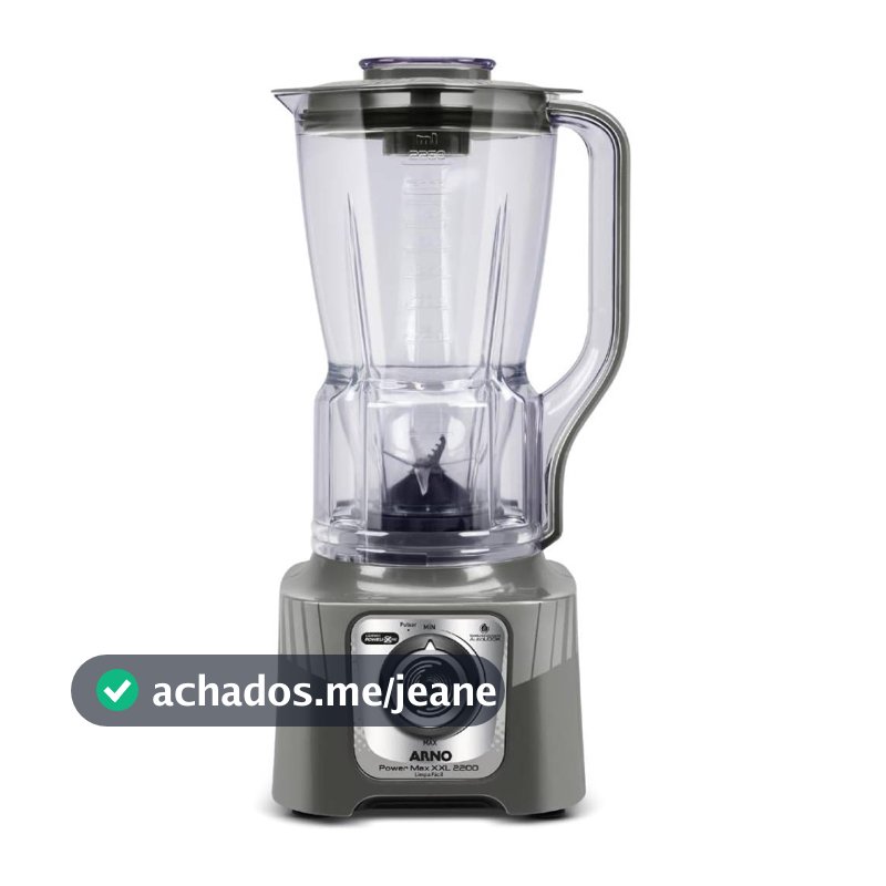 Liquidificador Arno Power Max XXL Cinza LN87 2,25 LITROS 220V 2200W