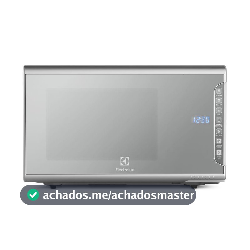 Micro-ondas Electrolux 31L cor Inox Espelhado com Painel Integrado e Função Tira Odor (MI41S)