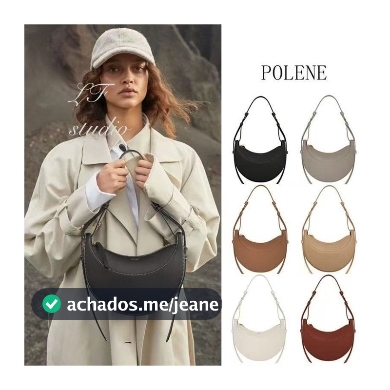 Bolsa crescente de couro genuíno, Design de nicho, bolsa mensageiro de um ombro, axilas pequenas