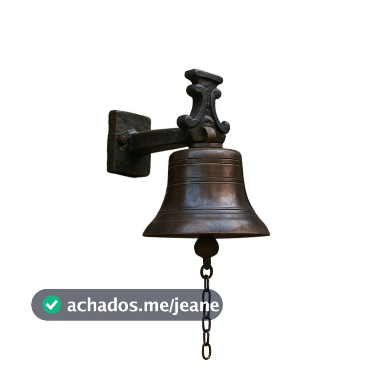 Sino de bronze envelhecido 2,5 kg