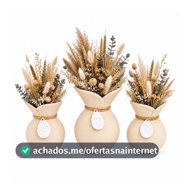 Kit 3 Vasos Cachepot Decoração Minimalista Sala Escritório Impressão 3D Decoração Moderna