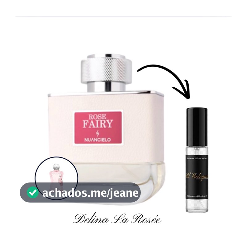 PERFUME FEMININO ROSE FAIRY- NUANCIELO