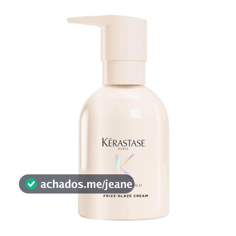 Kérastase Gloss Absolu Frizz-Glaze Cream, creme modelador antifrizz para cabelos com muito frizz, com ácido glicólico, á