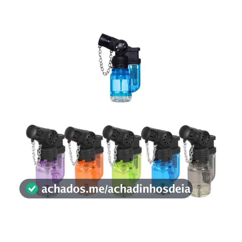 Maçarico super Mini Portátil Recarregável cozinha com regulador de chama..
