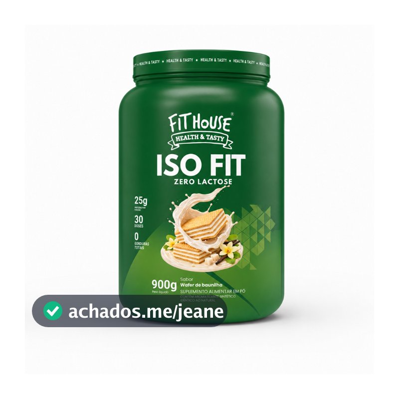 IsoFit Blend Proteico com Whey Zero Lactose 900g Fit House