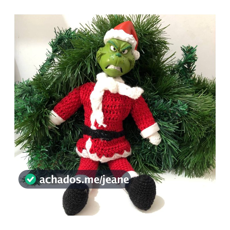 grinch boneco enfeite de natal