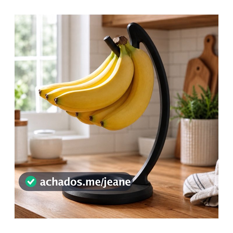 Suporte para Bananas Mesa Fruteira - Evita Machucados e Decoração Moderna