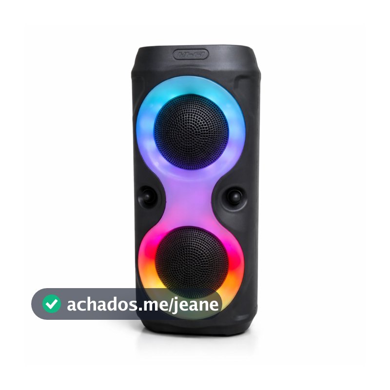 Caixa de Som Sem Fio Grande potencia 5v Bluetooth Portatil com Entrada Microfone P10