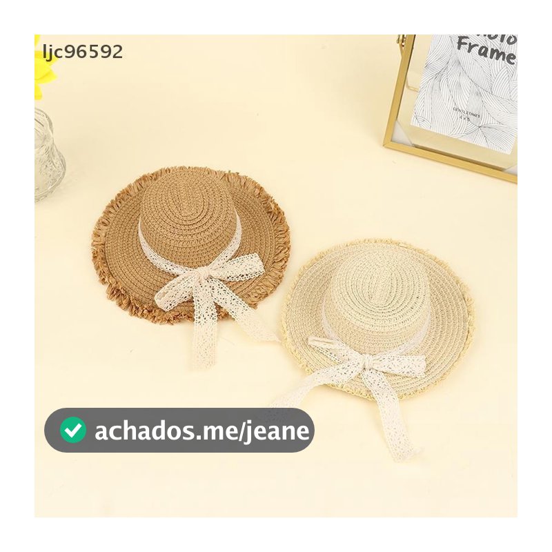 [ljc] Casa De Boneca Artesanal Chapéu De Palha Boné De Sol Para Decoração De Acessórios De 1/6 [BR]