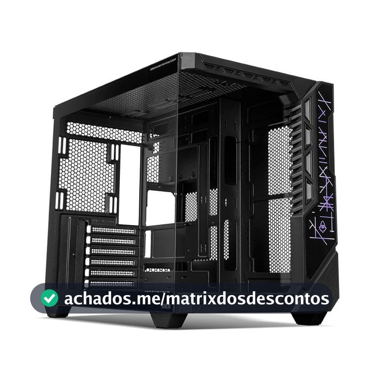 Gabinete Gamer Mancer Hemlok, Mid-Tower, Lateral de Vidro, Preto, MCR-HEMLOK-BK