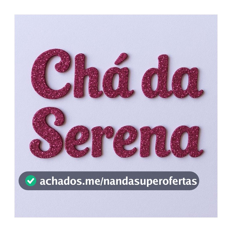 Painel em EVA com Glitter Personalizado – Letras – Frase para Festas, Chá de Bebê e Aniversário...