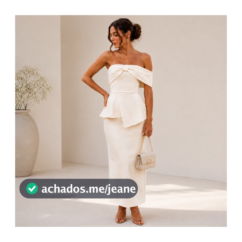 Vestido Longo Feminino Tomara Que Caia De Alfaiataria Com Forro e Fenda Elegante Alfaiataria Premium