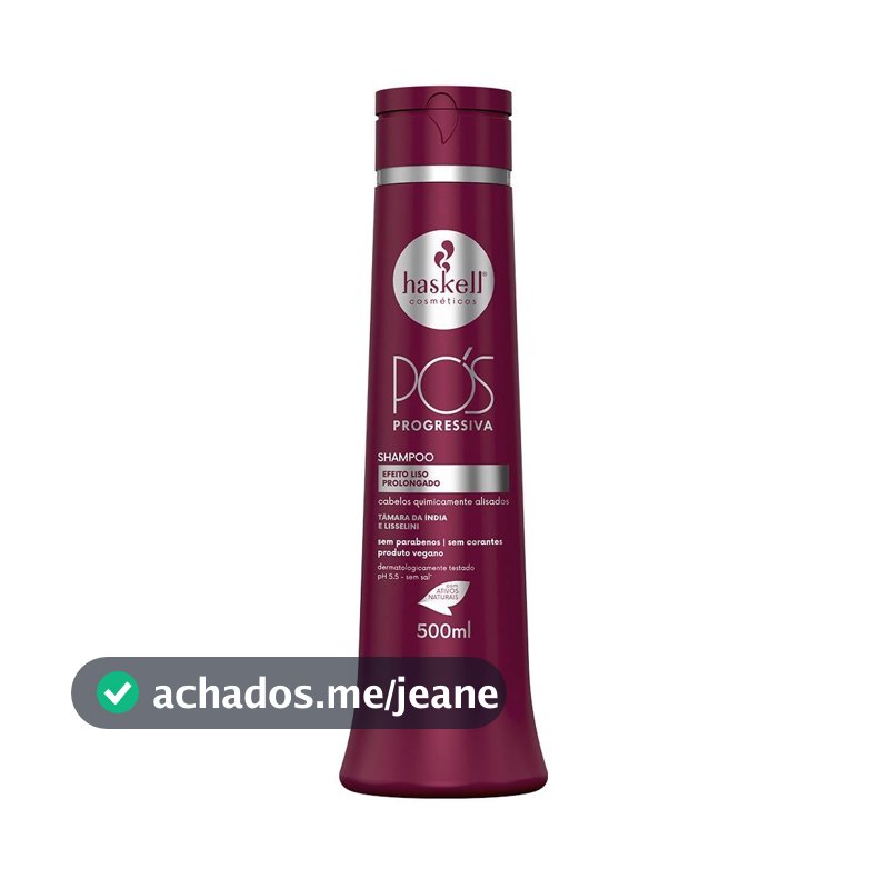Shampoo Alinhador Pós Progressiva Haskell 500ml