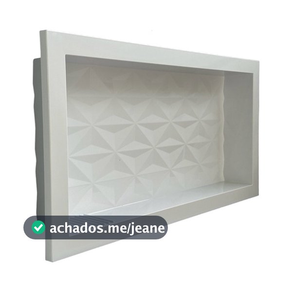Nicho Para Banheiro Porta Shampoo Embutir 30x60 Fundo 3d Lançamento - Domus