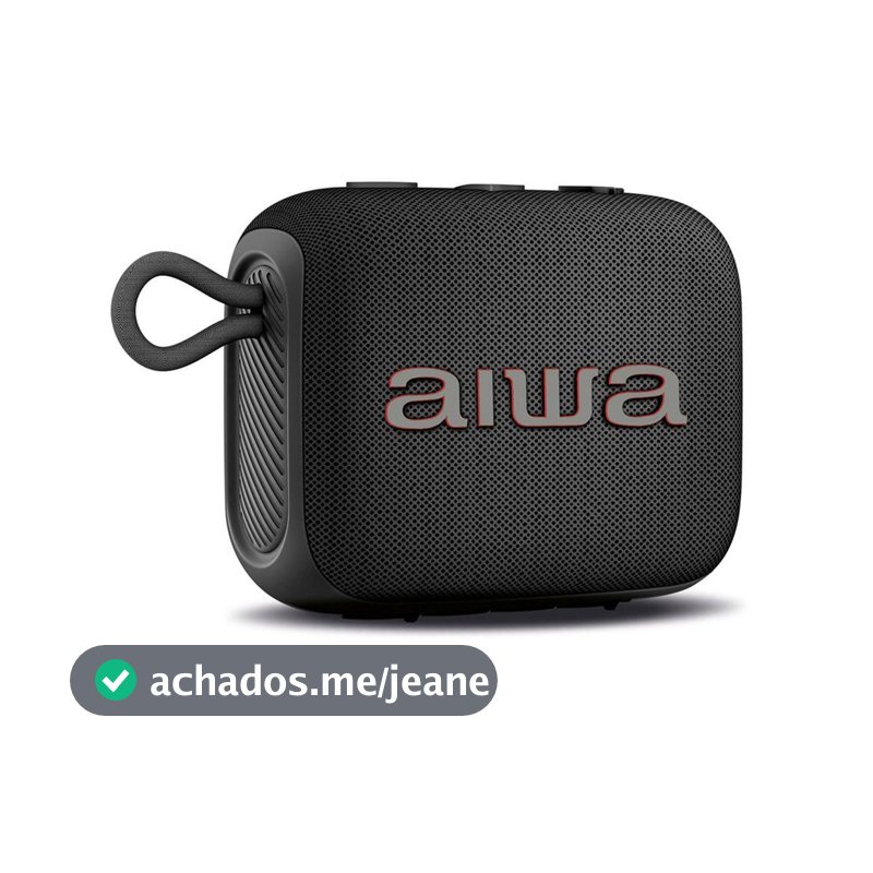 Caixa de Som AIWA AWS-SP-07-B Bluetooth 7W RMS IPX5