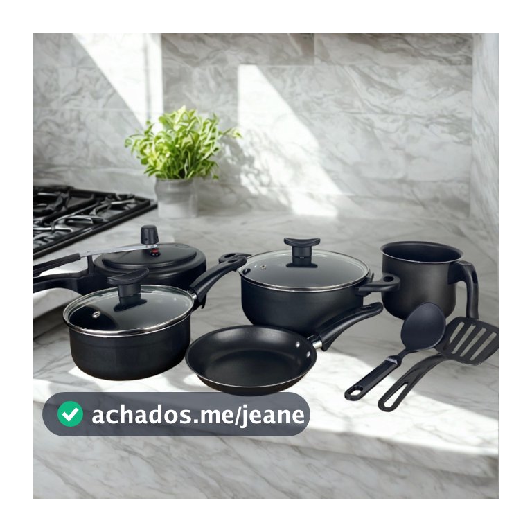 Jogo de panelas 7 peças- Antiaderente