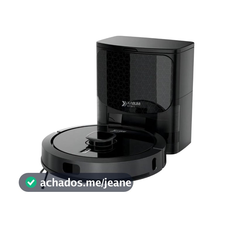 Robô Aspirador KaBuM! Smart 900 Branco Controle via App G7 Dispensador de Pó Alcance 360°  "OPENBOX"